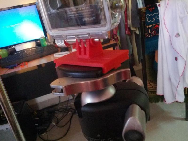 Arca-Swiss Quick-Release  plate to mount your GoPro Hero camera