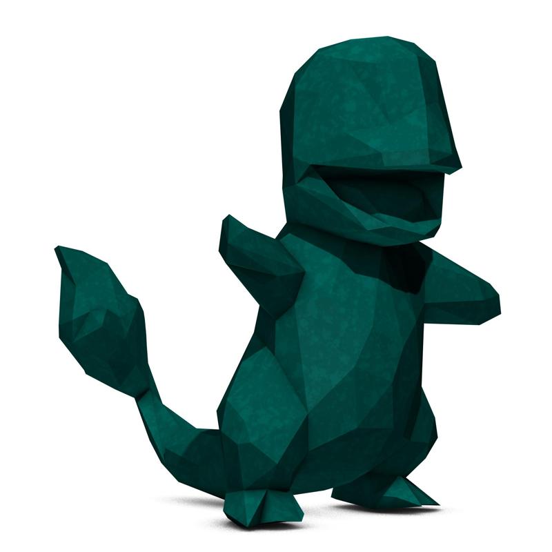 Charmander Low Poly