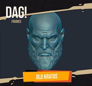 1/6 Scale Kratos Head