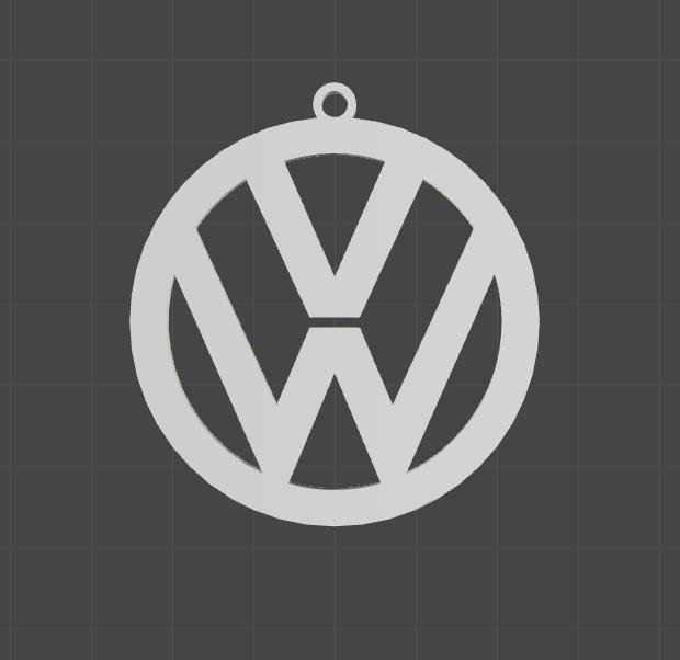VolksWagen Logo Key Ring