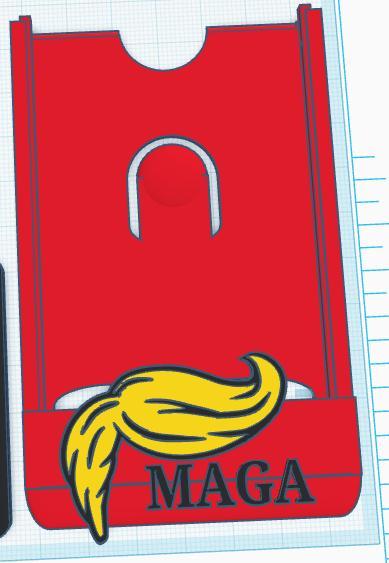 MAGA Trump Badge holder add on
