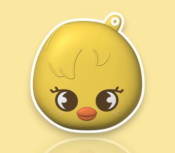 CHICK KEYCHAIN - BBOKARI SKZOO