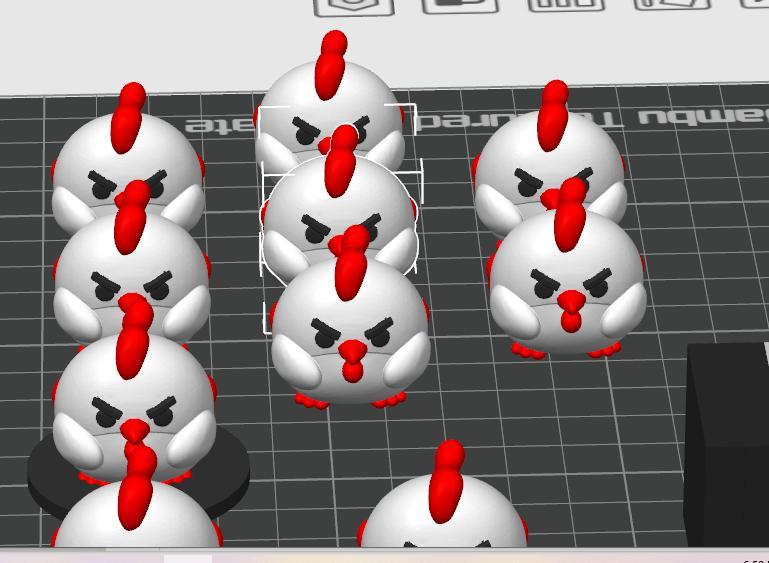 Chicken Keychain/ Miniature