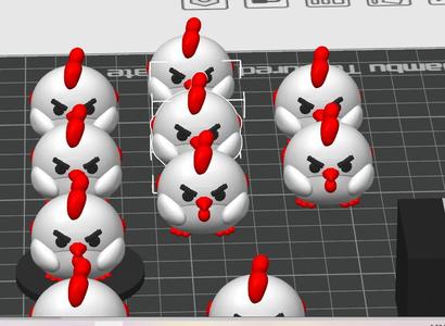 Chicken Keychain/ Miniature