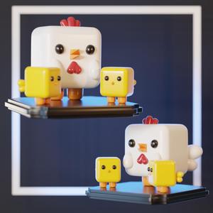 Chicken family / POP Design/ Funko