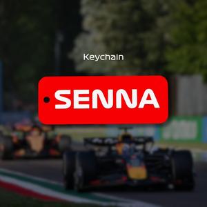 F1 Senna Keychain