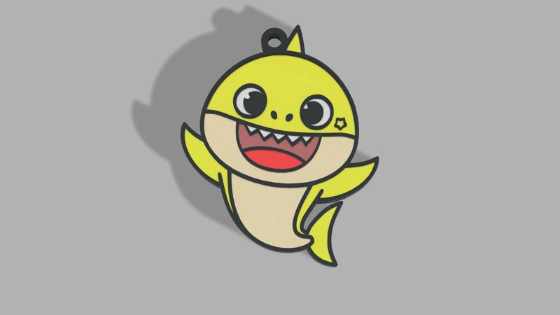 Baby Shark Keychain - Shark