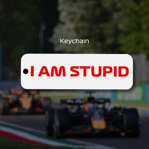 F1 Keychain - I am stupid - Leclerc Quote