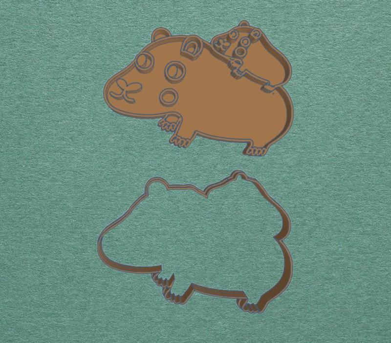capybara cookie cutter