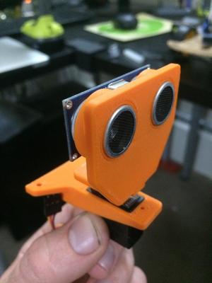 Ultrasonic Sensor and Servo Brackets