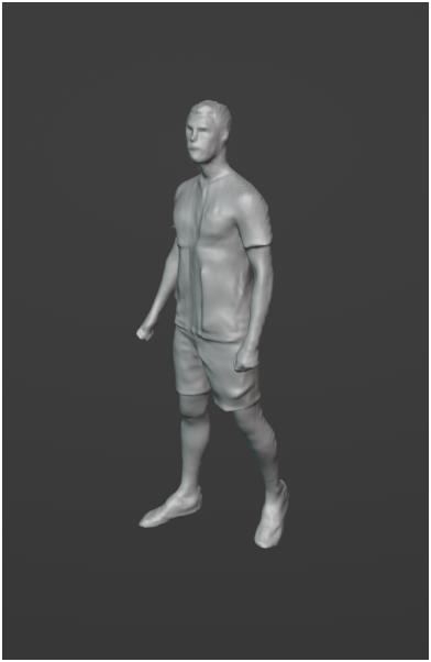 Cristiano ronaldo figurine 3d print model stl file