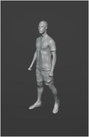 Cristiano ronaldo figurine 3d print model stl file