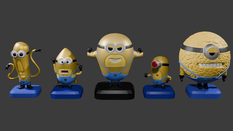 MEGA MINIONS PACK X5 / MY FAVORITE VILLAIN 4