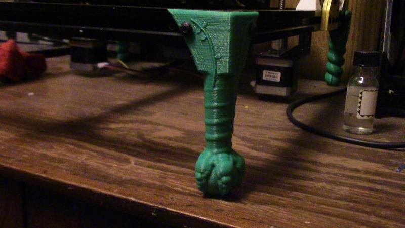 Spherical clawfoot for tronxy X3/X3A 
