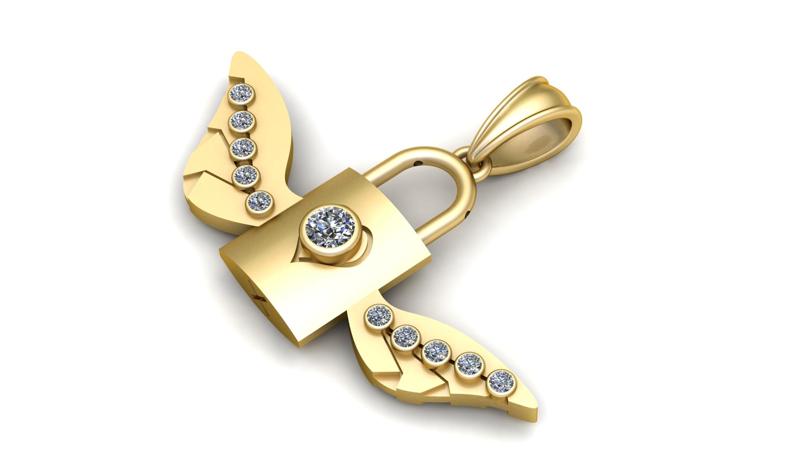 LockPendant  3D printable model