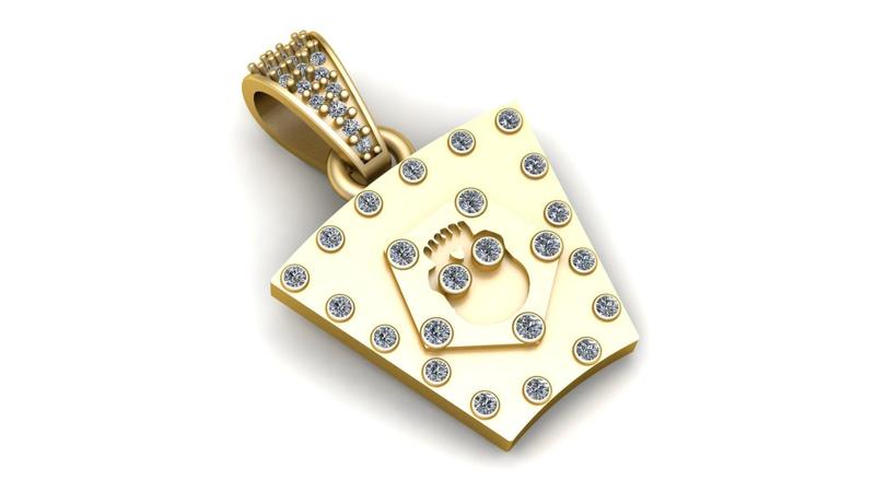 style bear faces pendant 3d printable model