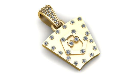 style bear faces pendant 3d printable model