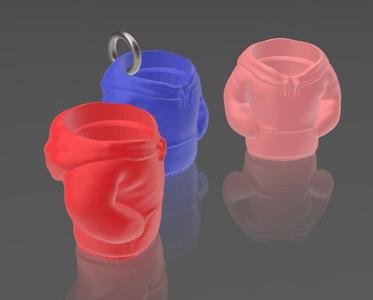 25MM FINGER LOOP KEYCHAIN FOR EASY PRINTING