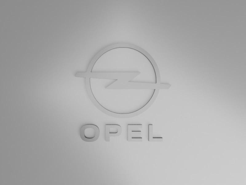 Opel Logo + Stand