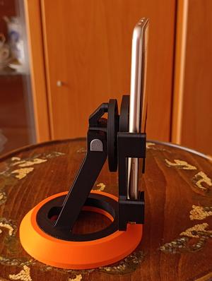 Mobile Phone Stand-Holder with 3 Axis of Rotation