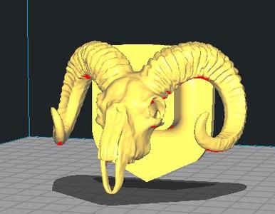 Dodge-inspired goat