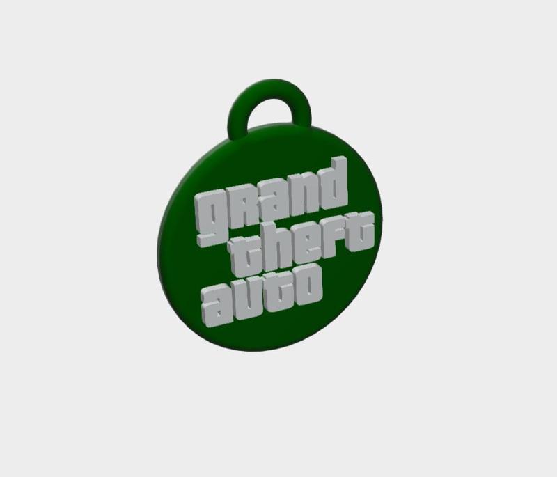 Key ring Grand theft Auto (GTA)