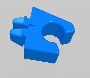 Hood/bonnet rod holder 