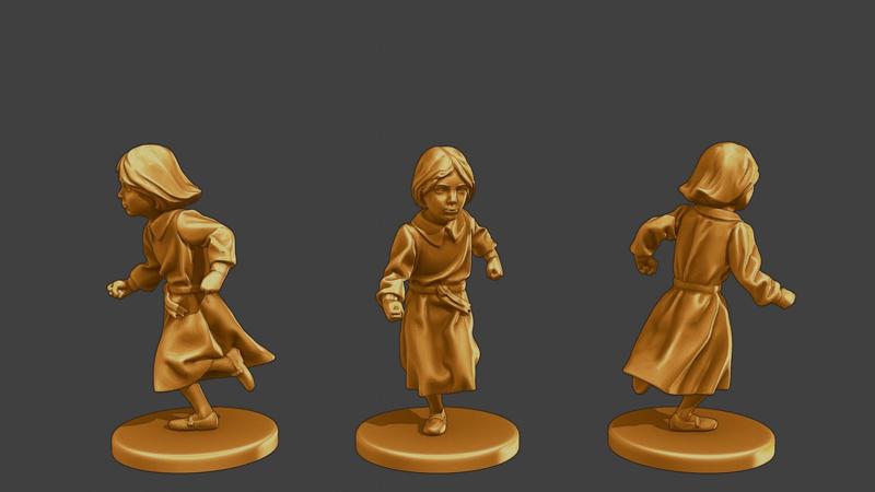 ww2 Casual Little Girl CLG1 003