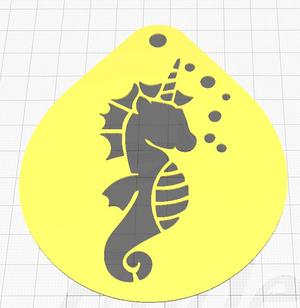 SEAHORSE STENCIL