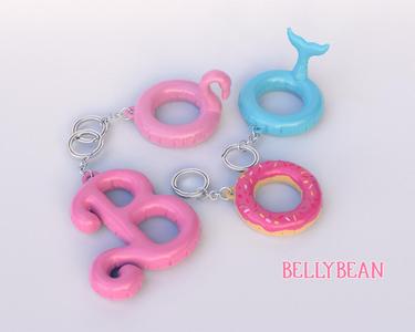Barbie - Keychain Set of Pool Party Swim Ring