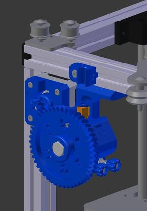 SmartAlu geared extruder V. 0.99b