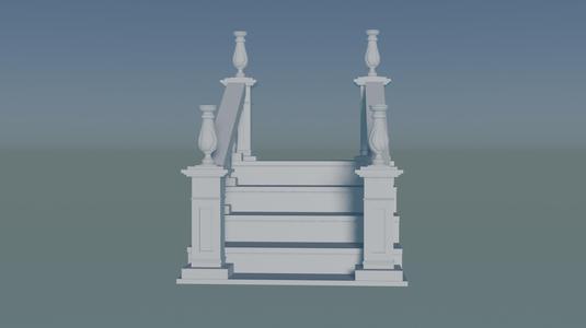 Staircase Balustrade 3D