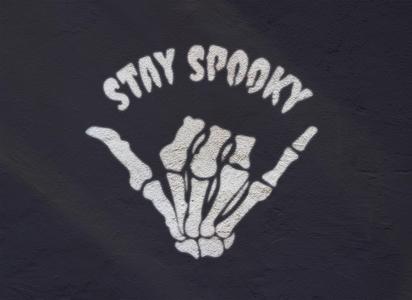 STAY SPOOKY - READY TO PRINT! 3D PRINTABLE STENCIL