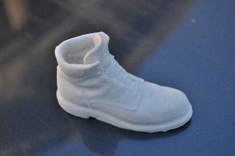 Very detailed scan of work boot