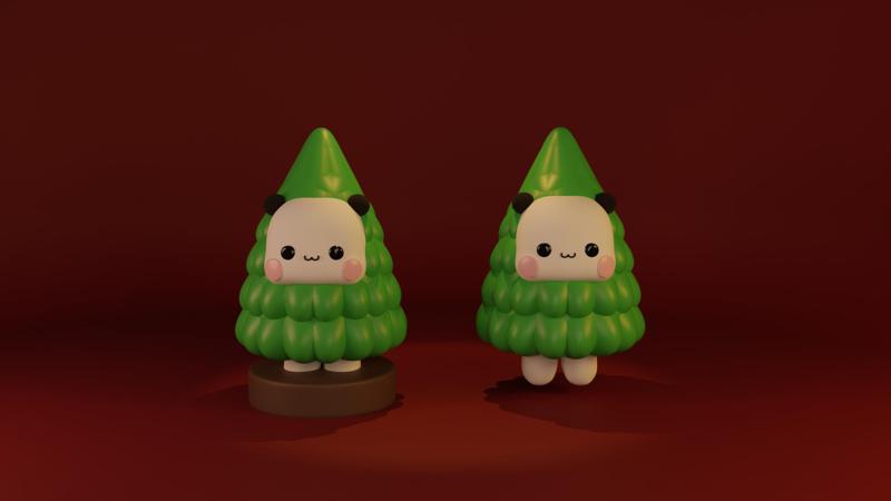 Christmas ornaments BUBU - Figure and Tree ornament
