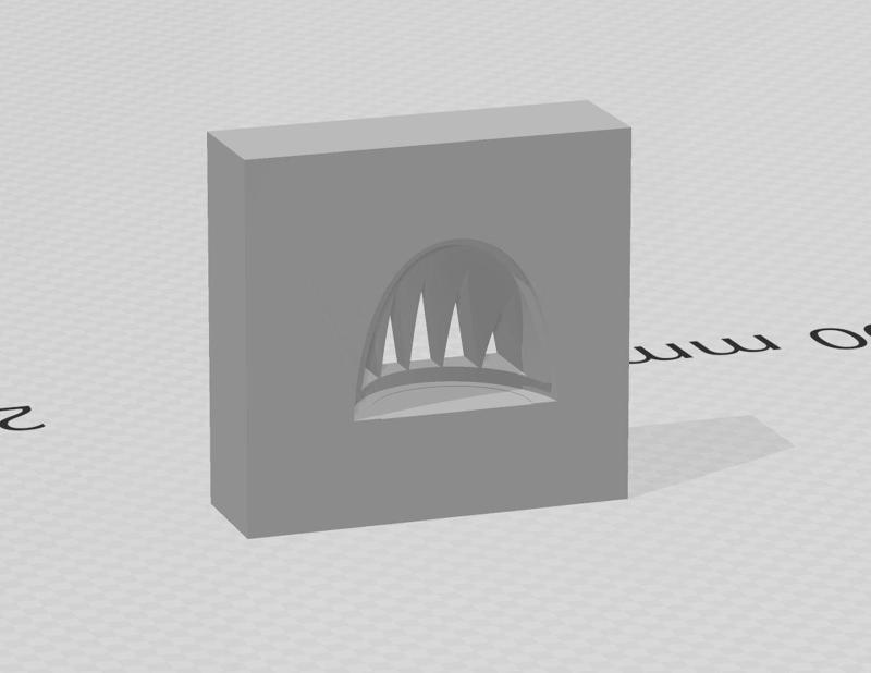 Space Viking Pauldron Stencil