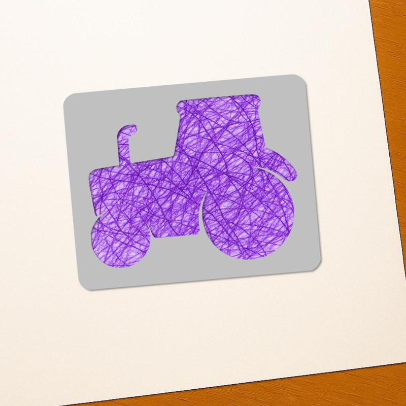 Tractor Drawing Stencils – 3D Printable Tools for Artists
