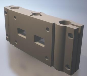 CoreXY Z Axis Carriage for Delrin nut (4 hole, 8mm lead screw)