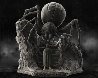 Shelob Diorama (Pre-Supported)