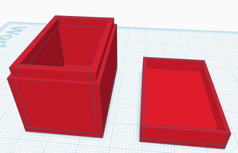 Box with snap on lid!
