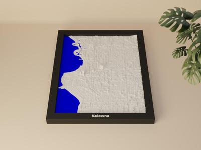 Kelowna, Canada - 3D Miniature