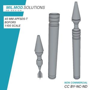 40 mm APFSDS-T Munition Bofors Försvarsmakten NATO