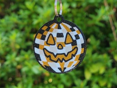 Halloween Disco Keychain