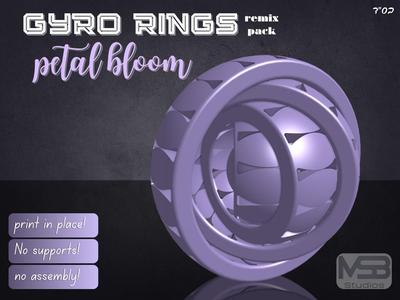 gyro ring-petal bloom edition