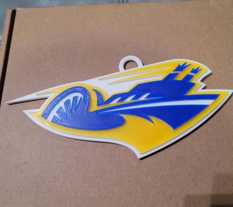 UFL MEMPHIS SHOWBOATS 3d Logo 180mm series