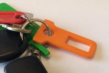 Buckle Plug Keychain