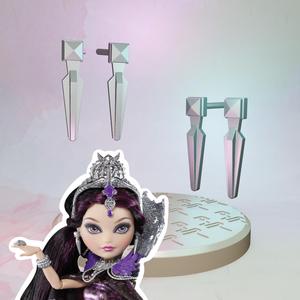 Ever After High Legacy Day Raven Queen doll earrings replacement