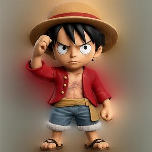 Boneco Colecionável Monkey D. Luffy – Estilo Action Figure (One Piece)