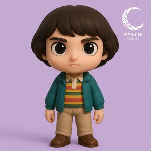 Mike Wheeler Chibi Stranger Things – 3D Collectible Figure