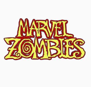 MARVEL ZOMBIES V2 Logo Display by MANIACMANCAVE3D